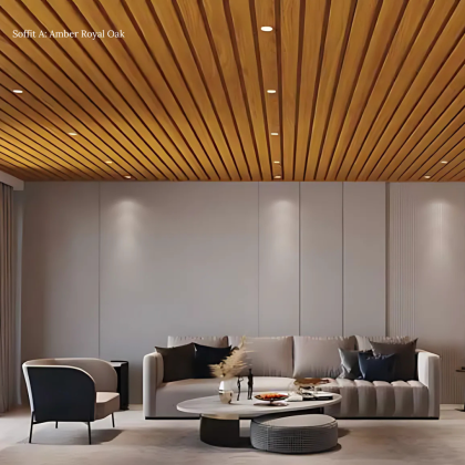 Soffit Panel ~ Amber Royal Oak