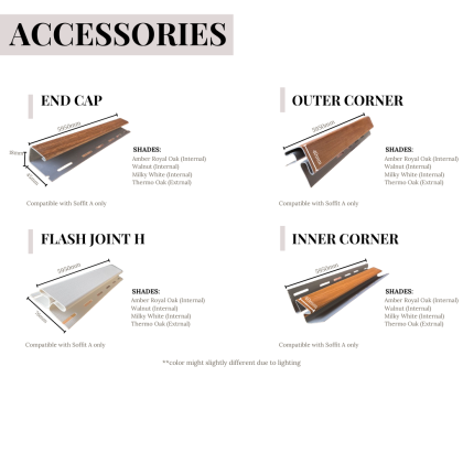 Soffit Panel ~ Thermo Oak