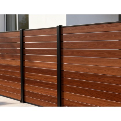 WPC Fence ~ Teak