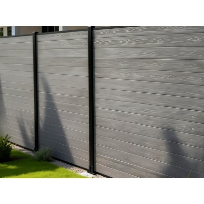 WPC Fence ~ Silver Grey