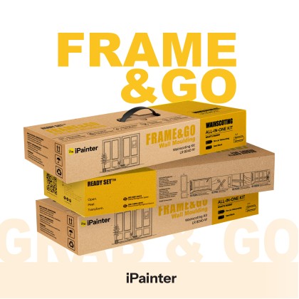 Frame & Go: Pre-Cut Wainscoting Kit Frame & Go: Pre-Cut Wainscoting Kit