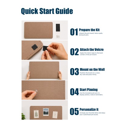 Pin & Go: Multi-Purpose Foam Pin Board Kit