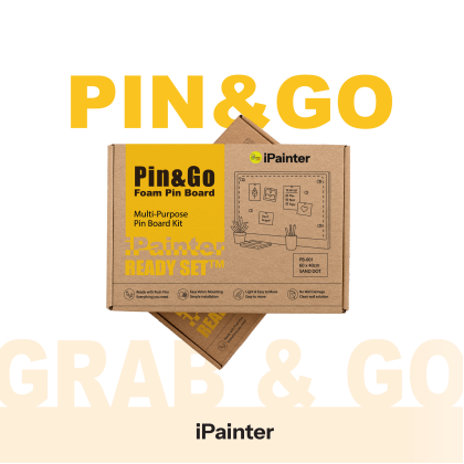 Pin & Go: Multi-Purpose Foam Pin Board Kit Pin & Go: Multi-Purpose Foam Pin Board Kit